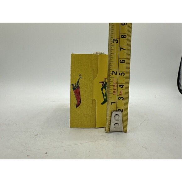 Vintage Christmas Candy Gift Box Container Cardboard Paper Holiday Ornament - Picture 14 of 14